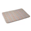 34"x21" Little Arrow Design Co Fall Plaid Warm Memory Foam Bath Mat Orange - Deny Designs