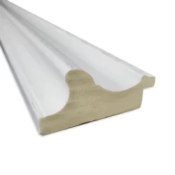 42" X 30" Non-Beveled Parlor White Bathroom Wall Mirror - Amanti Art