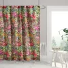 Basel Floral Lined Shower Curtain With Grommets - Levtex Home