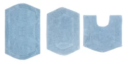 Waterford Collection Cotton Tufted Set Of 3 Bath Rug Set - Home Weavers